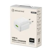 СЗУ Breaking P-01, USB-A, 12W, 2.4A (Белый)