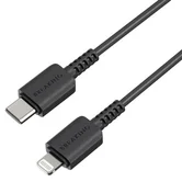 Кабель Breaking Classic USB-C - Lightning, 27W, 3.0A, 1м (Черный)