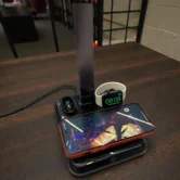 Зарядная станция настольная лампа X-1 черная