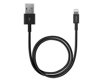 Кабель Deppa Lightning - USB черный, 1,2м