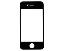 Стекло дисплея iPhone 4/4S черное