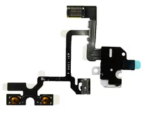 Шлейф iPhone 4 на разъем гарнитуры белый 1кл