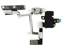 Шлейф iPhone 4 на разъем гарнитуры черный 1кл