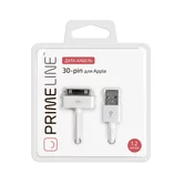 Кабель Prime Line iPhone 30 pin - USB белый, 1,2м