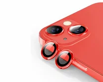 Защитная накладка на камеру iPhone 14/14 Plus красная (комплект 2шт)