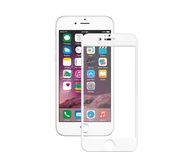 Защ. стекло iPhone 6/6S Full 3D белое, Deppa
