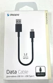 Кабель Deppa Type-C - USB 3.0 черный, 1,2м