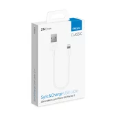Кабель Deppa Lightning - USB черный, 2м