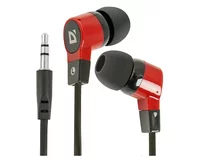 Наушники Defender Basic 619 черный + красный
