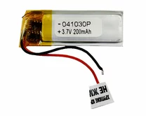 АКБ универсальный 0,4*10*30 (3.7V, 200 mAh)