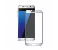 Защ. стекло Samsung S7 Edge 3D серебр, Deppa