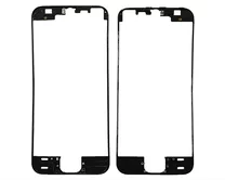 Рамка под тачскрин iPhone 5S черная (с клеем) 1кл