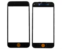 Стекло+рамка+сеточка iPhone 6S (4.7) черное 2кл