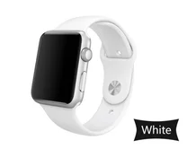 Ремешок Watch Series 38mm/40mm силиконовый white, ML 2#