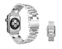 Ремешок Watch Series 42mm/44mm/45mm/49mm нержавеющая сталь серебро