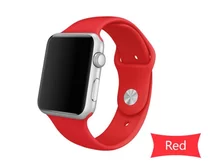 Ремешок Watch Series 38mm/40mm/41mm силиконовый red, ML 6#
