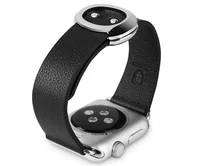 Ремешок Watch Series 42mm/44mm/45mm/49mm Кожа черный
