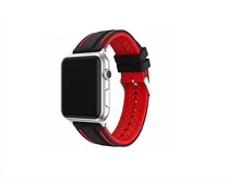 Ремешок Watch Series 42mm/44mm/45mm/49mm Sport черно-красный