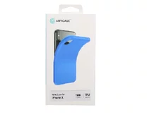 Чехол iPhone X/XS Anycase TPU матовый синий