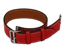 Ремешок Watch Series 38mm/40mm Кожа длинный красный