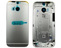 Задняя крышка HTC One M8 серебро 1кл