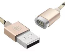 Кабель Baseus Insnap magnetic Lightning - USB розовое золото