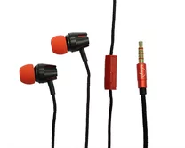 Наушники KJ730 с микрофоном красные