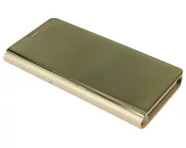 Чехол книжка Samsung G960F S9 Mirror (золотой)