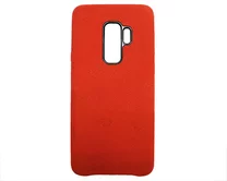 Чехол Samsung G965F S9+ Suede (красный)