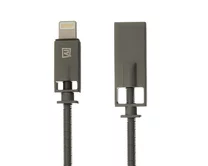 Кабель Remax RC-056i Lightning - USB черный, 1м