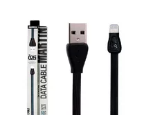 Кабель Remax RC-028i Lightning - USB черный, 1м