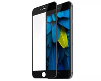 Защ. стекло iPhone 6/6S Plus 6D (тех упак) черное