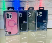 Чехол iPhone 15 Pro Max Njoyny Metal Silicone (темно-серый)