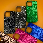 Чехол iPhone 15 Pro Max Фольга в ассортименте