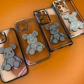 Чехол Samsung S24 Ultra Медведь Стразы (ассорт)