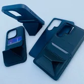 Чехол iPhone 15 Pro Max KEEPHONE Leyca (черный)