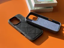 Чехол iPhone 15 Pro Max KEEPHONE Austin (черный)