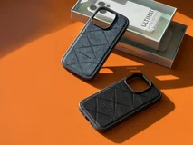 Чехол iPhone 15 Pro KEEPHONE Austin (черный)