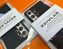 Чехол Samsung S25 KZDOO Keivlar (черный)