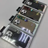 Чехол iPhone 15 Pro Max Njoyny NY-25 MagSafe (серый А083)