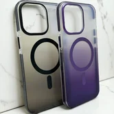 Чехол iPhone 15 Pro Njoyny NY-09 MagSafe (белый)