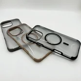 Чехол iPhone 15 Pro Njoyny NY-124 MagSafe (серый)