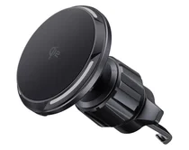 Авт. держатель Deppa MageSafe QI2 Flex, магнитный, черный, 55212