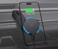 Авт. держатель Deppa MageSafe QI2 Flex, магнитный, черный, 55212