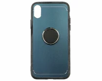 Чехол iPhone X/XS Motomo RING (синий)