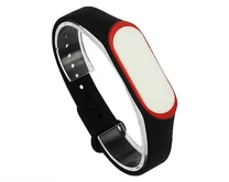 Ремешок Xiaomi Mi Band 3/4 силиконовый черно-красный #18