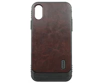 Чехол iPhone X/XS Kanjian (темно-коричневый)