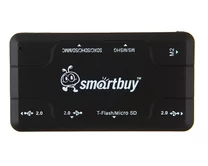 CardReader Smartbuy Combo 750, USB 2.0 (черный)