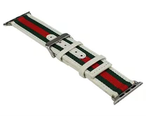Ремешок Watch Series 42mm/44mm/45mm/49mm Gucci белый