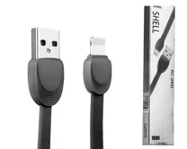 Кабель Remax RC-040i Lightning - USB черный, 1м